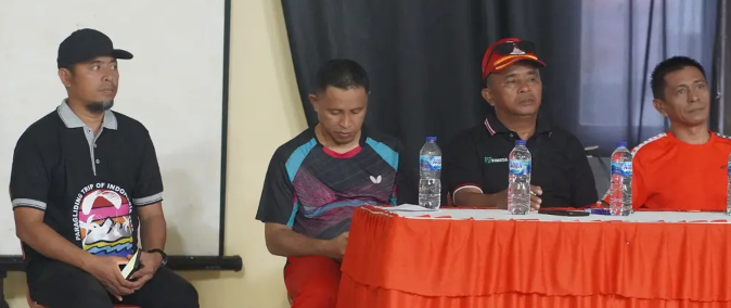 Turnamen Tenis Meja Piala Bupati 2024 Dibuka, Asisten I Alsyafri Apresiasi Panitia dan PTMSI Bolsel